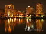 Město Manila v noci
