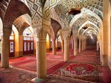 Modlitebna v Růžové mešitě v Širázu