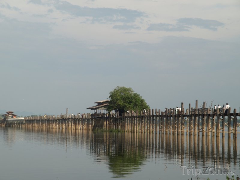 Fotka, Foto Most U Bei ve městě Amarapura (Barma)