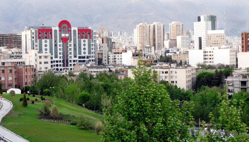 Fotka, Foto Mrakodrapy v Teheránu (Írán)