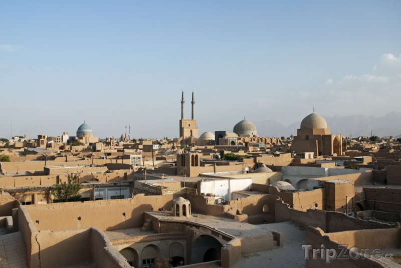 Fotka, Foto Panorama města Jazd (Írán)
