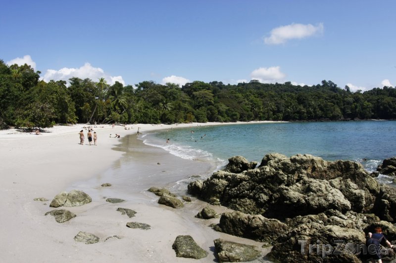 Fotka, Foto Pláž v národním parku Manuel Antonio (Kostarika)