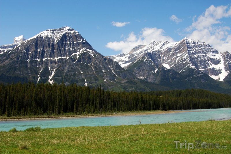 Fotka, Foto Pohoří v národním parku Jasper (Kanada)