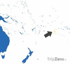 Poloha Cookových ostrovů na mapě