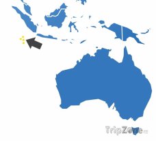 Poloha Kokosových ostrovů na mapě