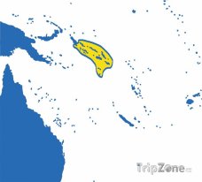 Poloha Šalamounových ostrovů na mapě