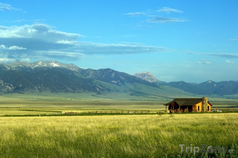 Fotka, Foto Ranč ve státě Montana (USA)