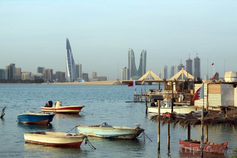 Fotka, Foto Rybářské loďky v Manámě (Bahrajn)
