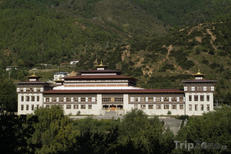 Fotka, Foto Sídlo parlamentu v Thimphu (Bhútán)