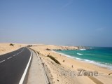 Silnice na sotrově Fuerteventura