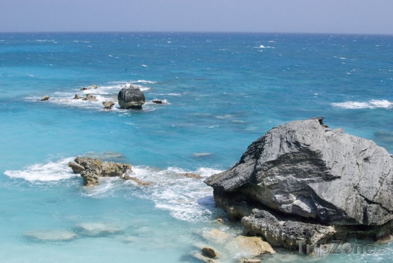 Fotka, Foto Skály v oceánu (Bermudy)