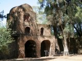 Starý kamenný kostel ve městě Gondar