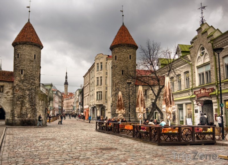 Fotka, Foto Tallinn, stará část města (Estonsko)