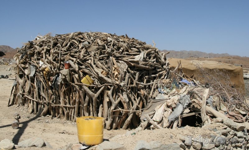 Fotka, Foto Typická etiopská chatrč (Etiopie)