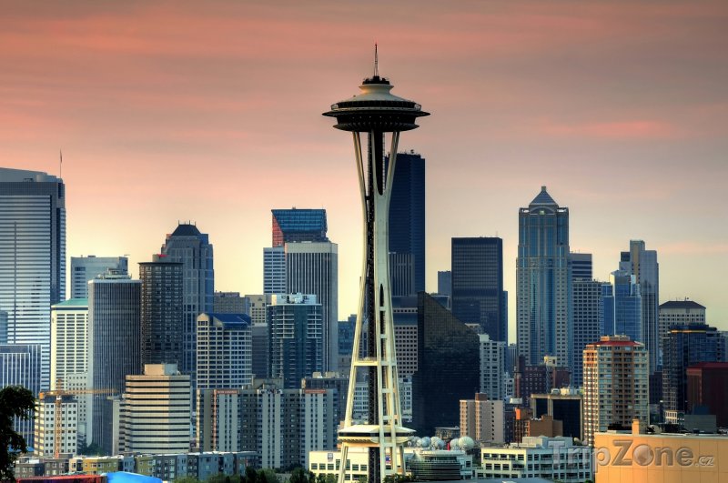Fotka, Foto Věž Space Needle v Seattlu (USA)