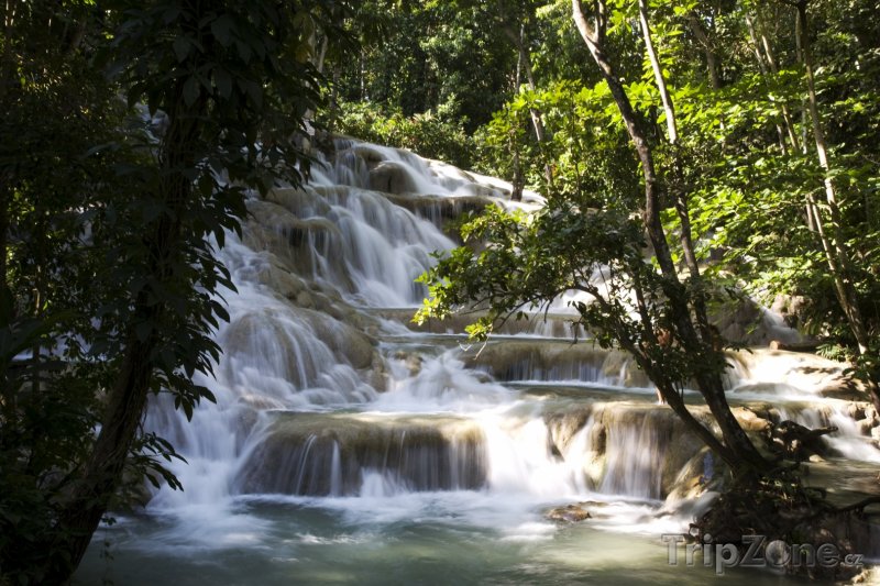 Fotka, Foto Vodopád Dunn's River Falls (Jamajka)