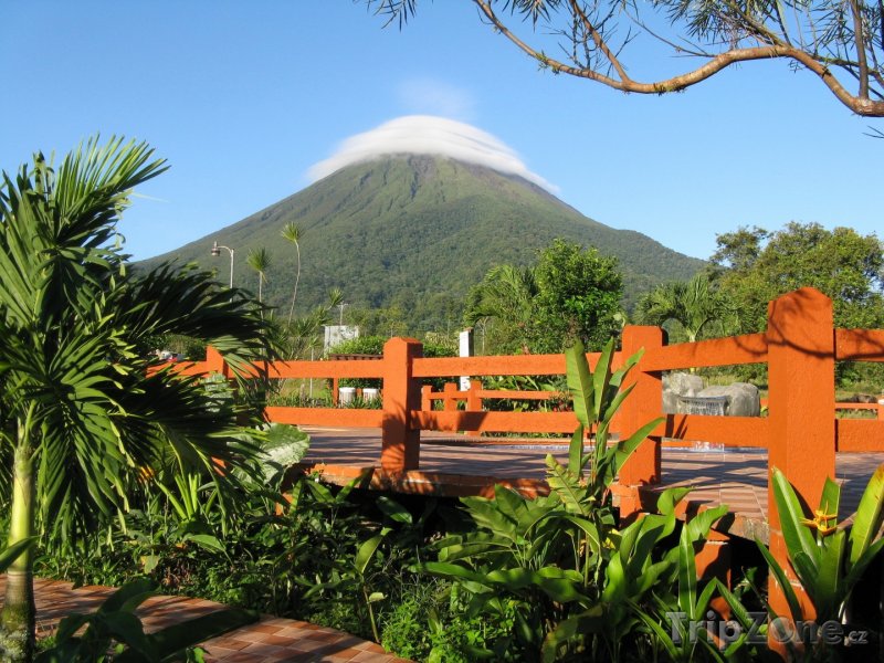 Fotka, Foto Alajuela, pohled na vulkán Arenal (Kostarika)