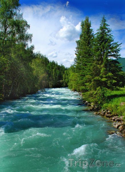 Fotka, Foto Altajská republika, řeka Kucherla (Rusko)