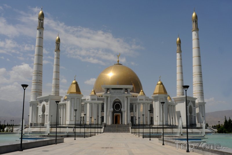 Fotka, Foto Ašchabad, mešita Ärtogrul Gazy (Turkmenistán)