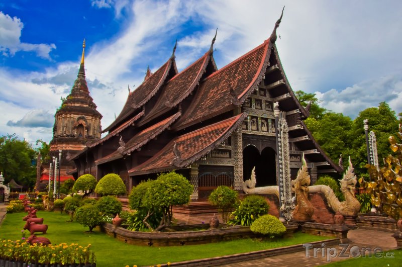 Fotka, Foto Chiang Mai, chrám Wat Chiang Man (Thajsko)