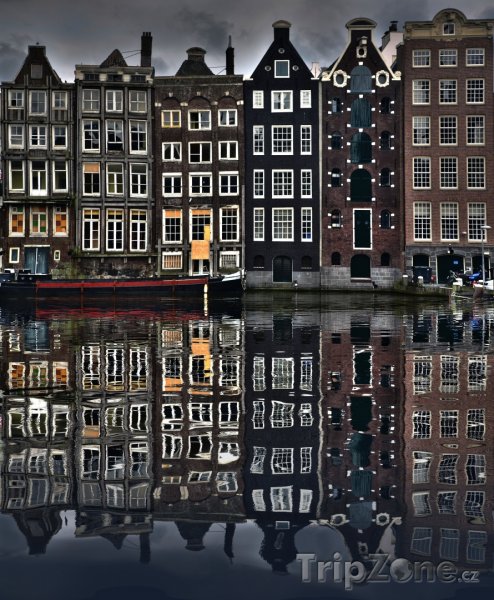 Fotka, Foto Domy v Amsterdamu (Nizozemsko)