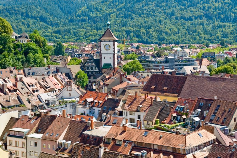 Fotka, Foto Freiburg panorama (Bádensko-Württembersko, Německo)