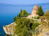 Kostel Jovan Kaneo nad Ohridským jezerem