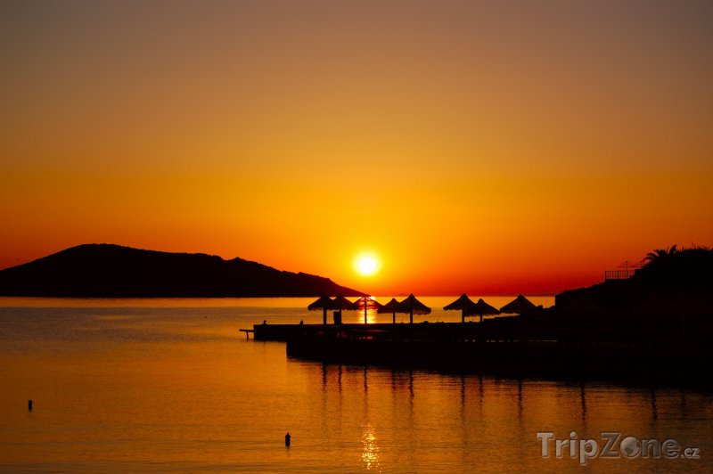 Fotka, Foto Kréta v západu slunce (Řecko)