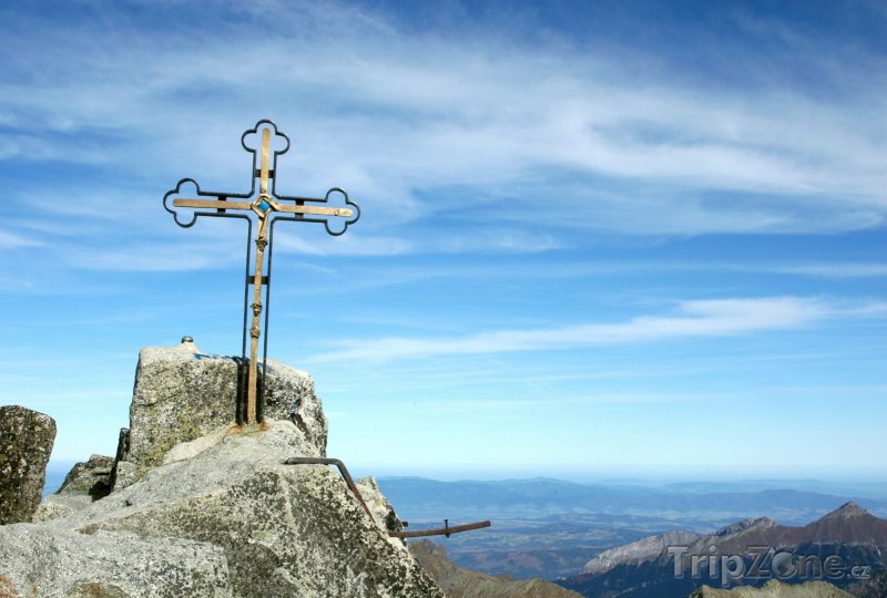 Fotka, Foto Kříž na vrcholu Gerlachovského štítu (Slovensko)