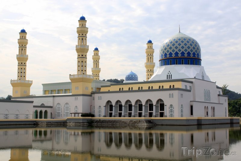 Fotka, Foto Mešita v Kota Kinabalu (Malajsie)