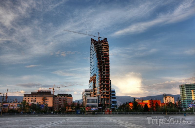 Fotka, Foto Náměstí Sukhbaatar v Ulánbátaru (Mongolsko)