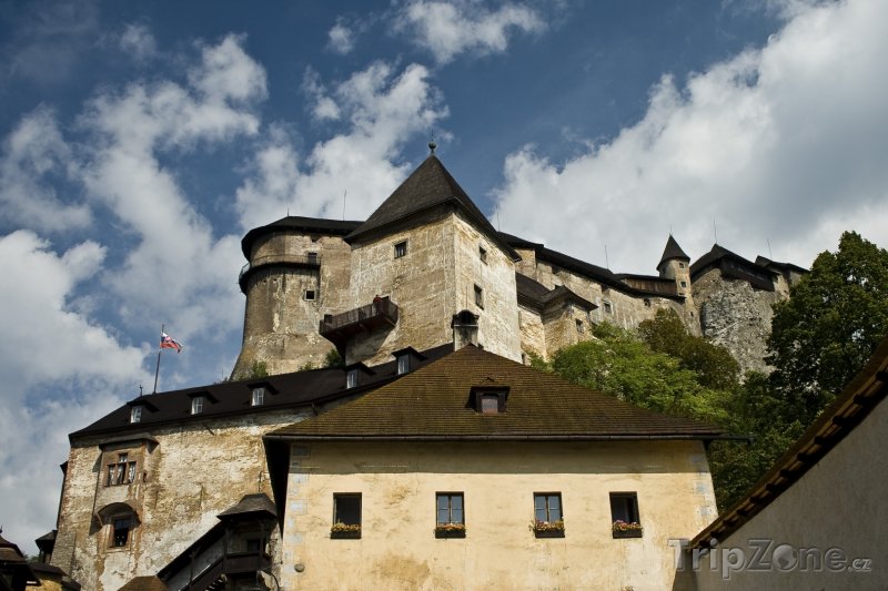 Fotka, Foto Oravský hrad v obci Oravský Podzámok (Slovensko)