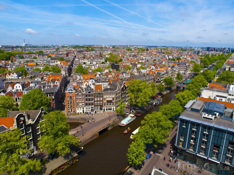 Fotka, Foto Panorama Amsterdamu (Nizozemsko)