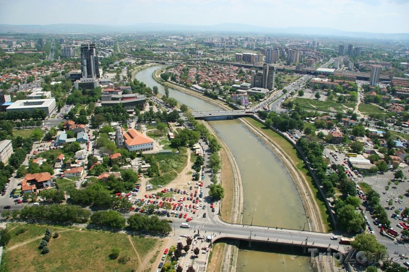Fotka, Foto Panorama města (Skopje, Makedonie)