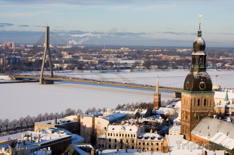 Fotka, Foto Panorama města (Riga, Lotyšsko)
