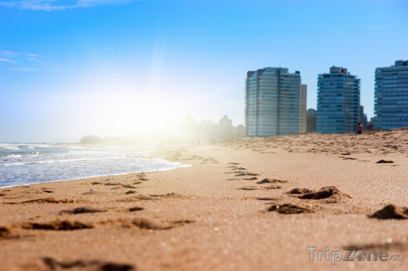 Fotka, Foto Pláž v Montevideu (Uruguay)