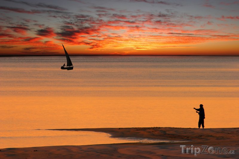 Fotka, Foto Pohádkový západ slunce (Mosambik)