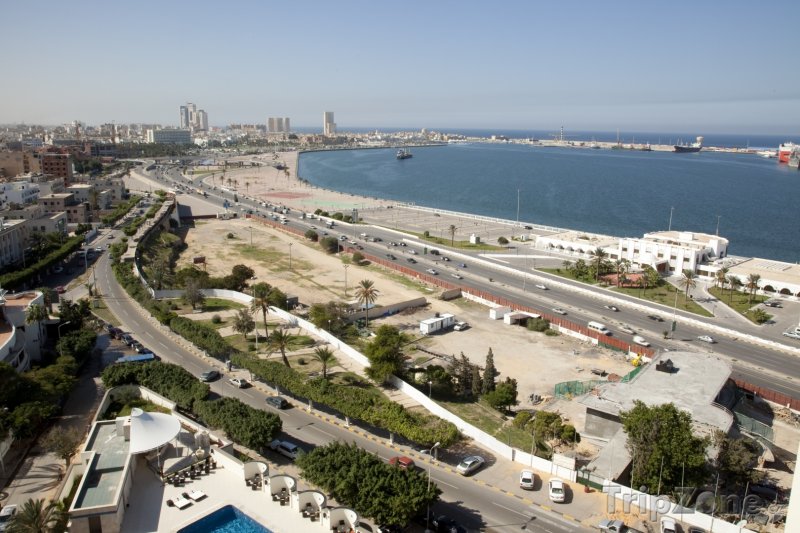 Fotka, Foto Pohled na přístav v Tripolisu (Libye)
