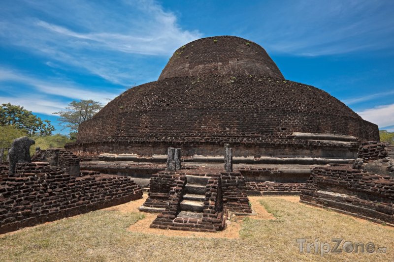 Fotka, Foto Polonnaruwa, stúpa Pabula Vihara (Srí Lanka)