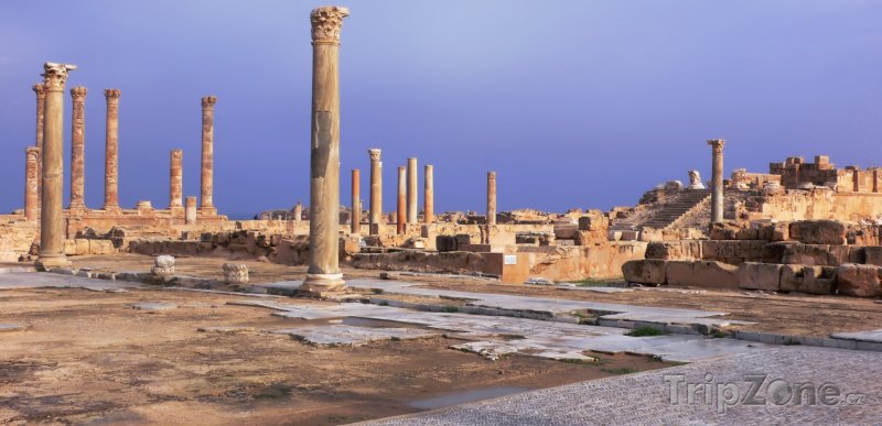 Fotka, Foto Ruiny ve starověkém městě Sabratha (Libye)