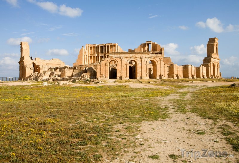 Fotka, Foto Sabratha, ruiny divadla (Libye)