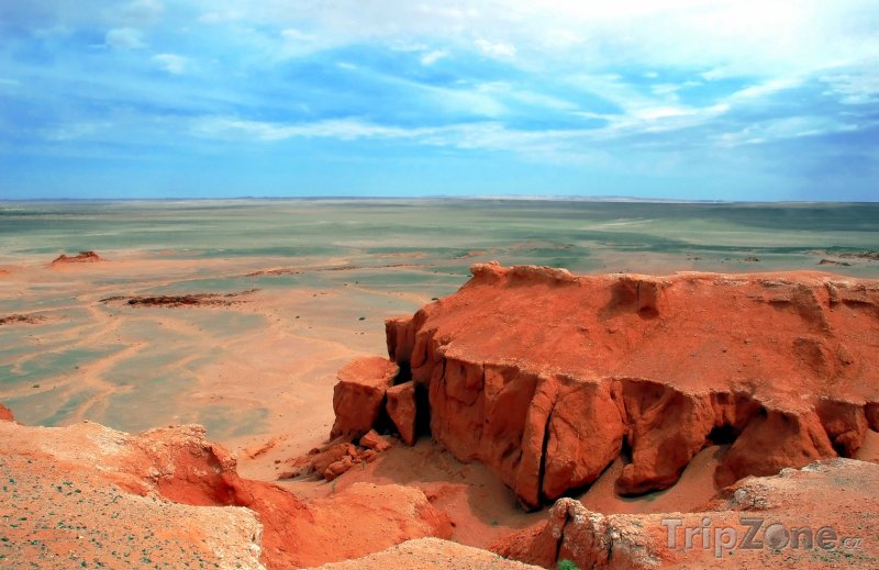 Fotka, Foto Skály v poušti Gobi (Mongolsko)