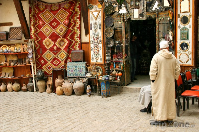 Fotka, Foto Tradiční obchod s keramikou (Maroko)
