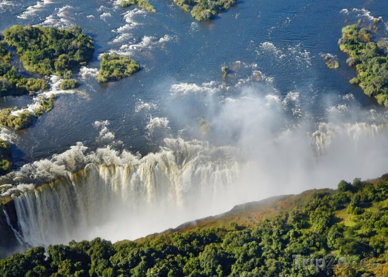 Fotka, Foto Viktoriiny vodopády (Zambie)
