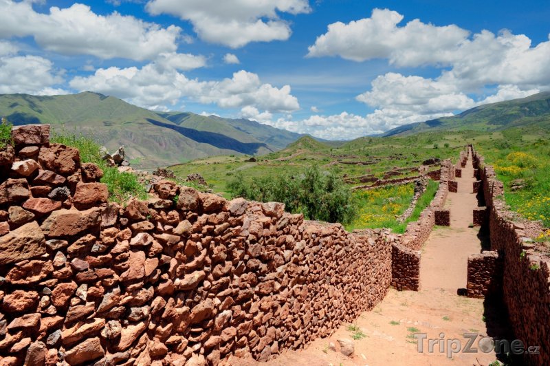 Fotka, Foto Zeď ve Svatém údolí (Peru)