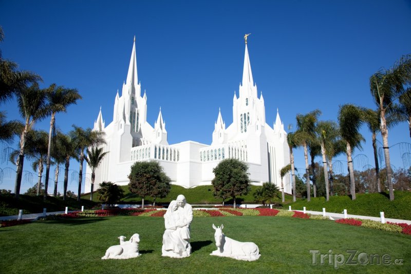 Fotka, Foto Chrám církve Ježíše Krista Svatých posledních dnů (San Diego, USA)