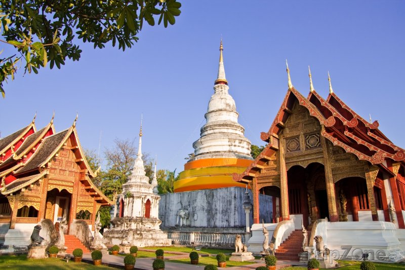 Fotka, Foto Chrám Wat Phra Singh (Chiang Mai, Thajsko)