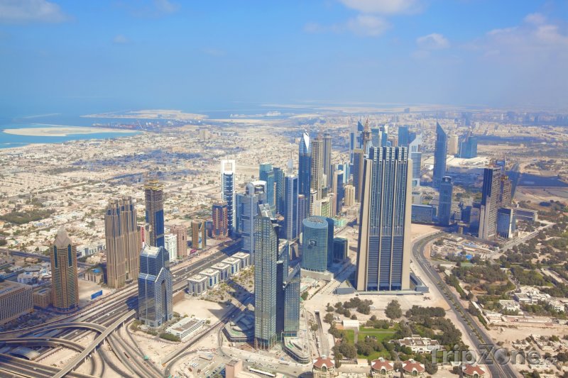 Fotka, Foto Dubaj, panorama města (Dubaj, Spojené arabské emiráty)