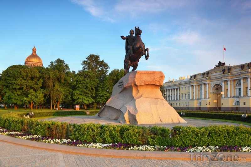 Fotka, Foto Jezdecká socha Petra Velikého (Petrohrad, Rusko)
