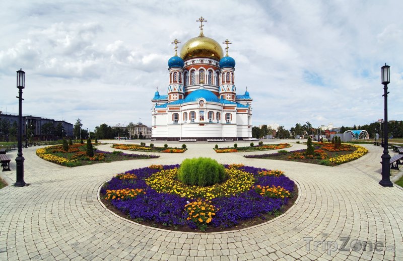 Fotka, Foto Katedrála v Omsku (Rusko)